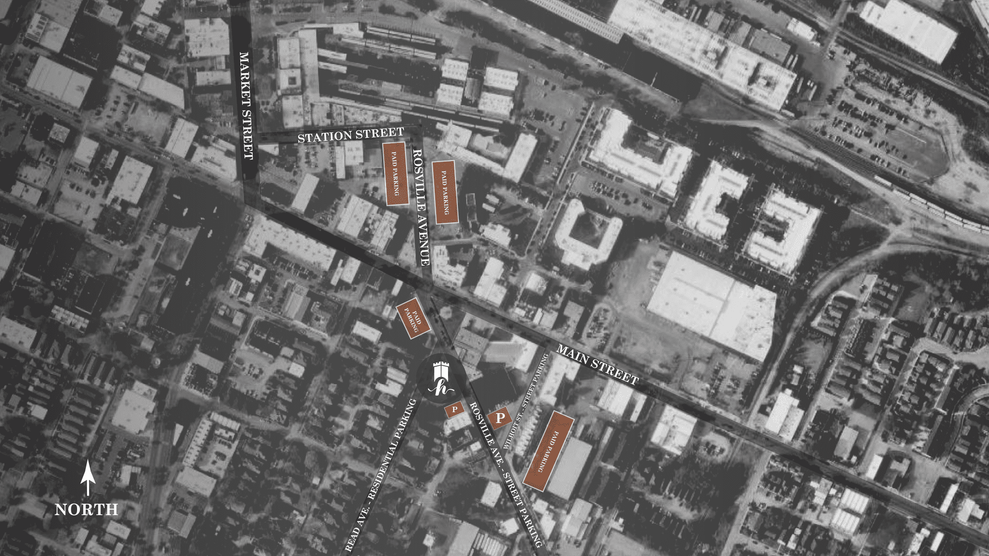 The Historic's Parking Map
